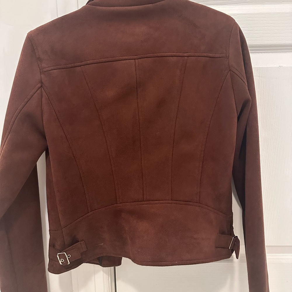 Tommy Hilfiger Rich Brown Leather Jacket - Picture 4 of 4